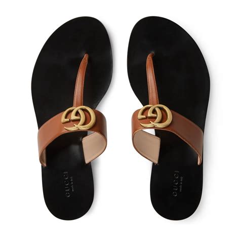 original gucci thong slippers|Gucci slippers women.